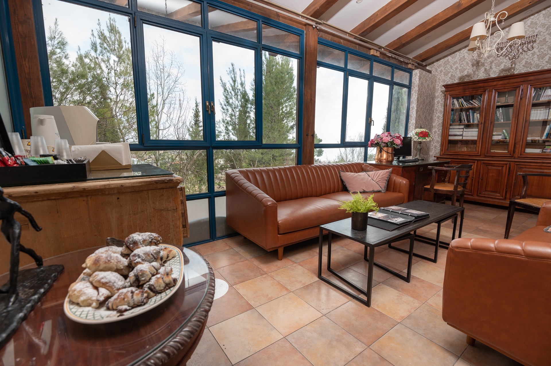 Lounge spa avec vue